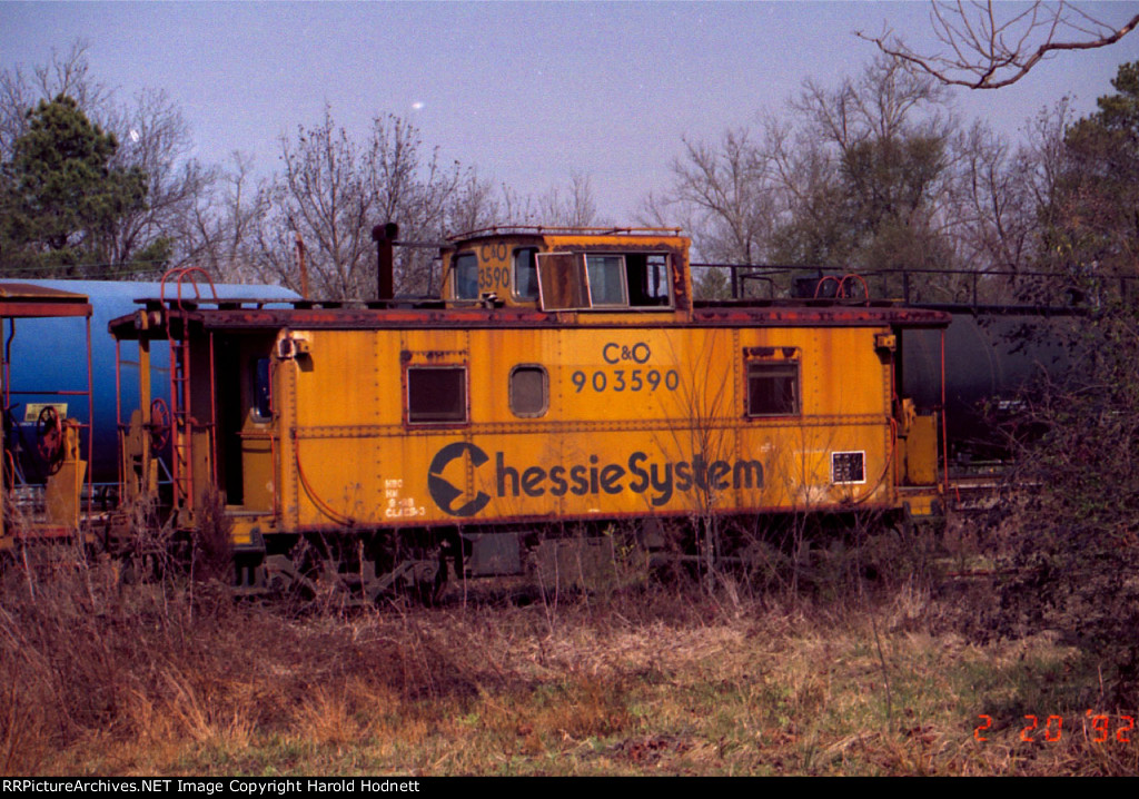 CO 903590 on track belonging to Aberdeen & Rockfish RR